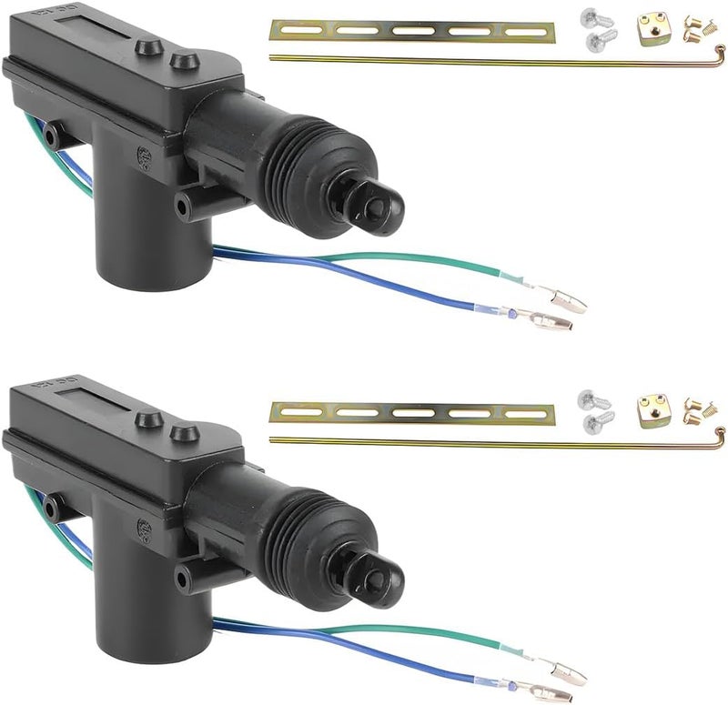 Sandfren Car Power Door Lock Actuator, 2PCS 12V 2 Wire Heavy Duty Central Automotive Locking System Actuator Kit, Vehicle Replacement Accessories, Universal for SUV Sedan Trucks - Image 1
